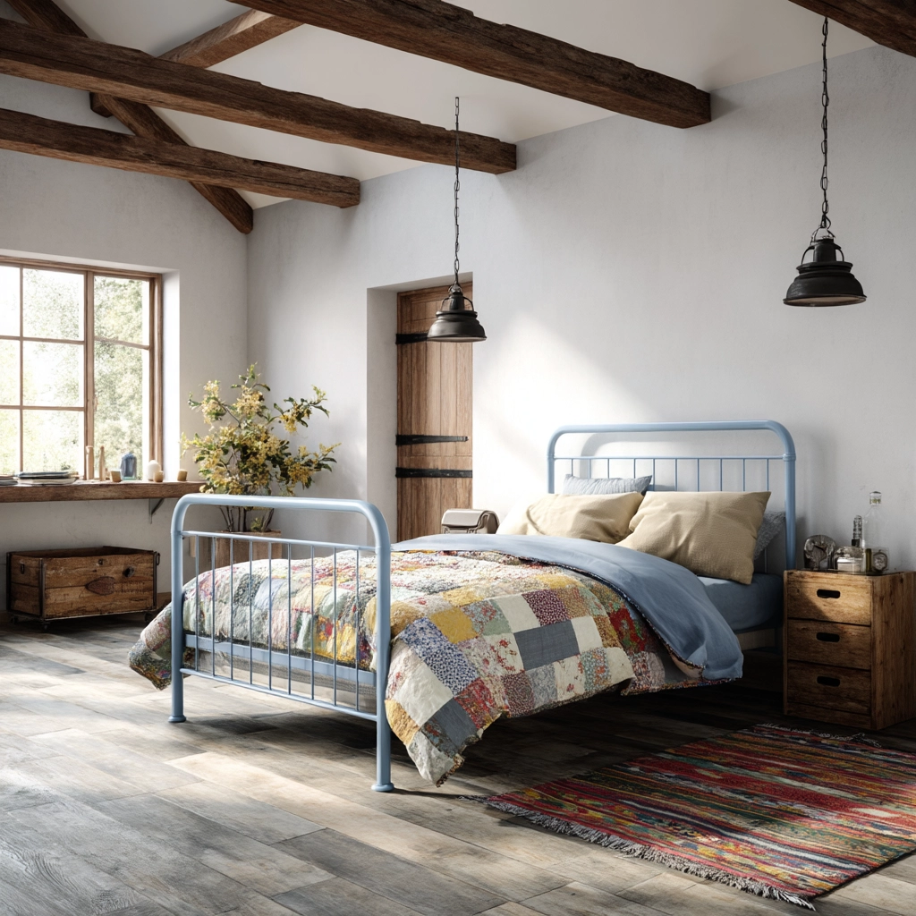 rustic farmhouse bedroom 48