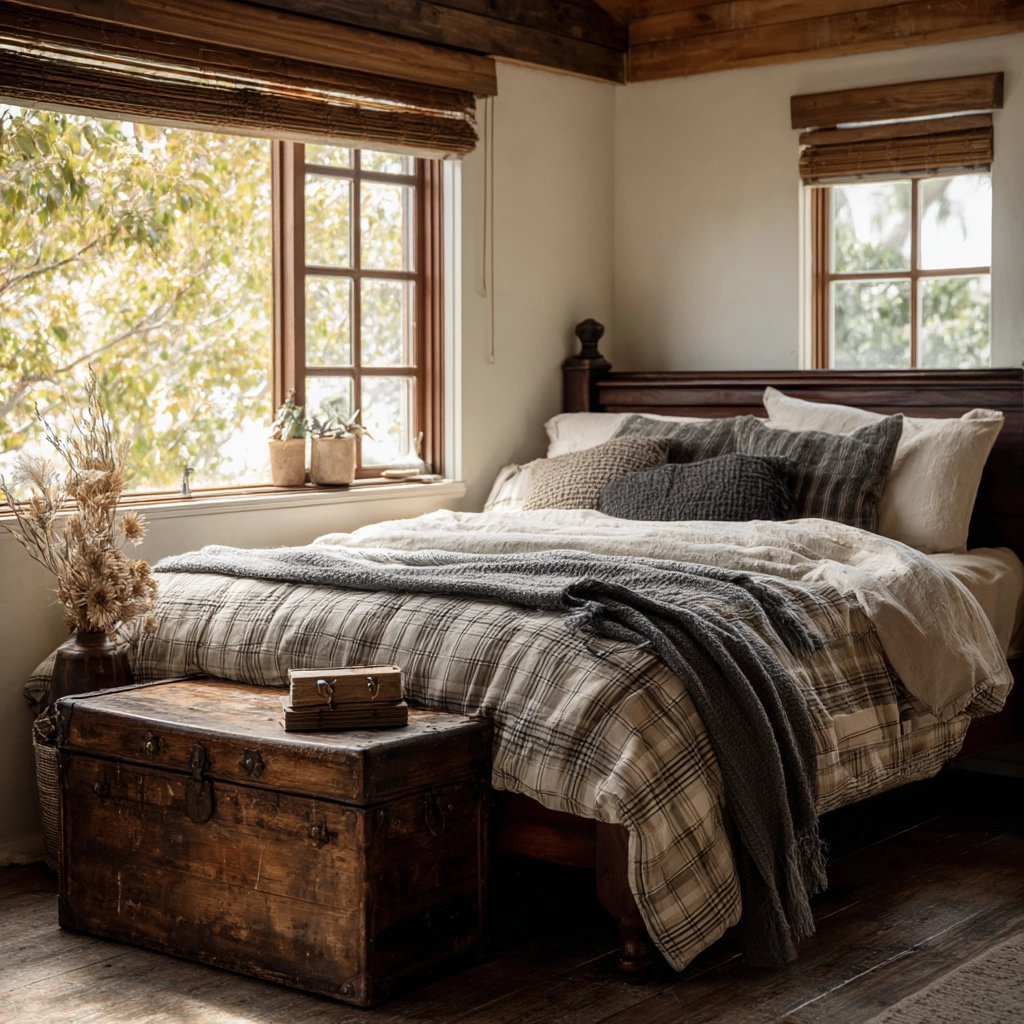 rustic farmhouse bedroom 51