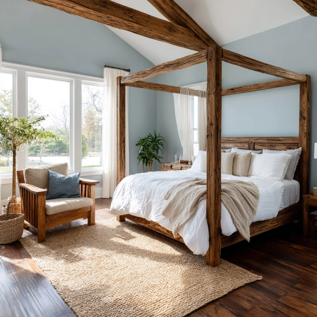 rustic farmhouse bedroom 54