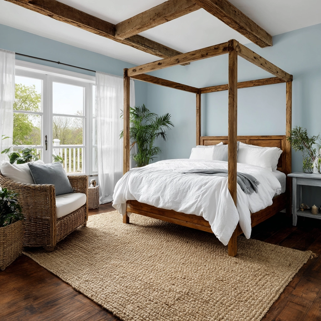 rustic farmhouse bedroom 55