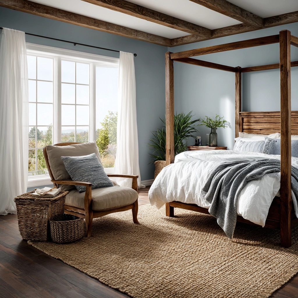 rustic farmhouse bedroom 56