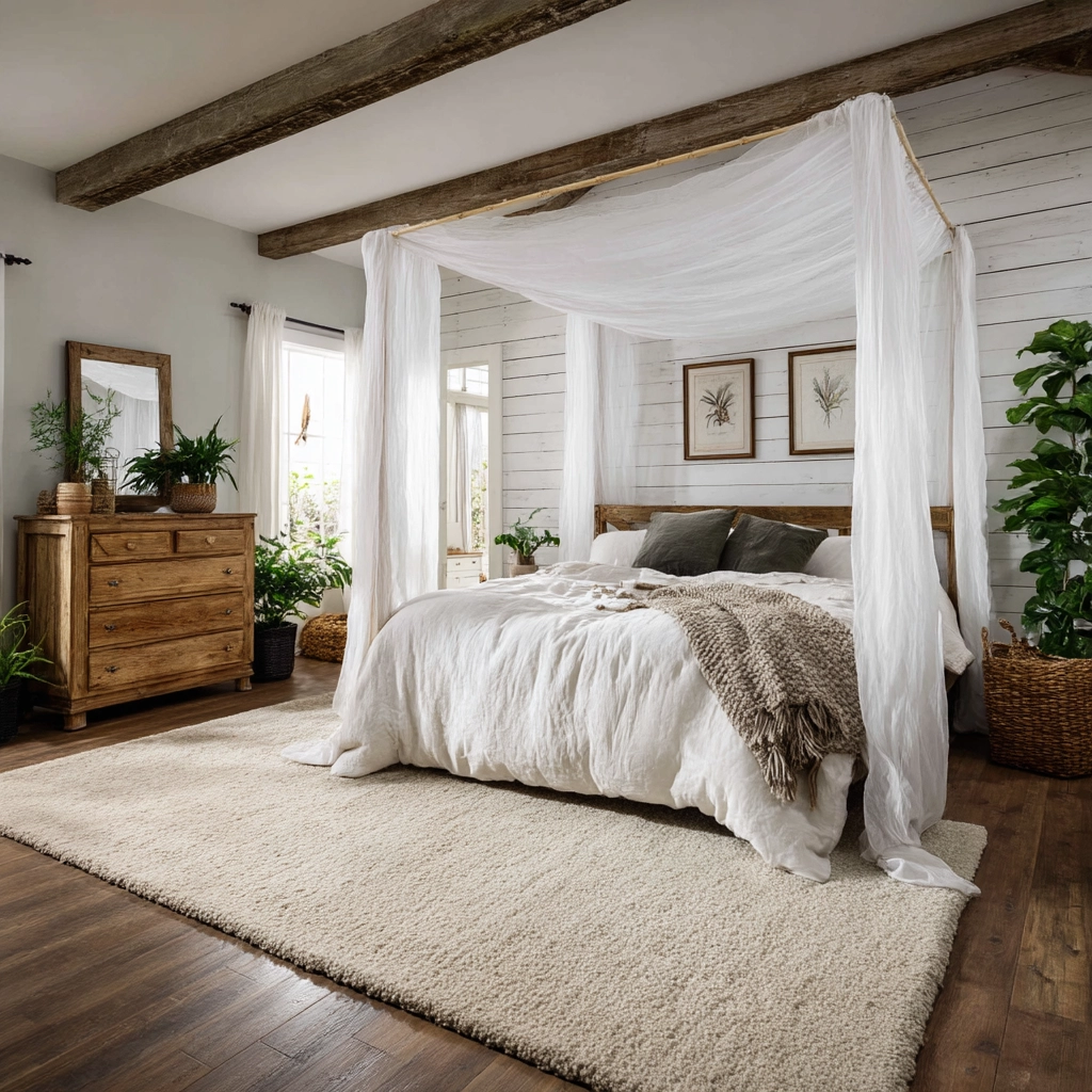 rustic farmhouse bedroom 9