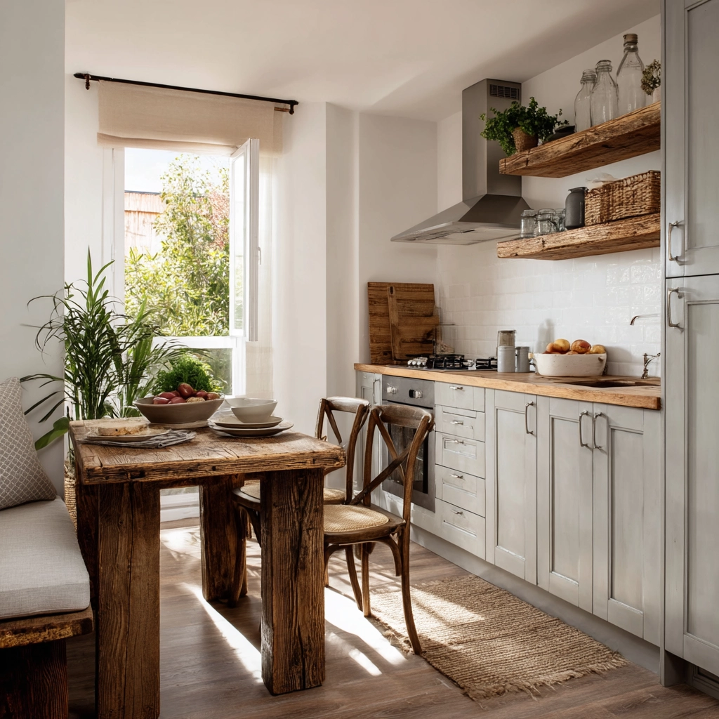 rustic kitchen cabinets 12