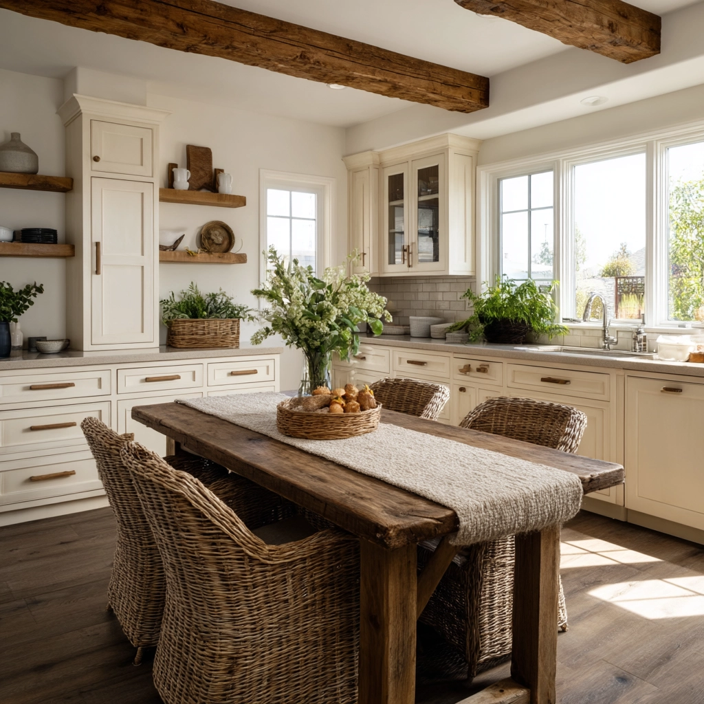 rustic kitchen cabinets 13