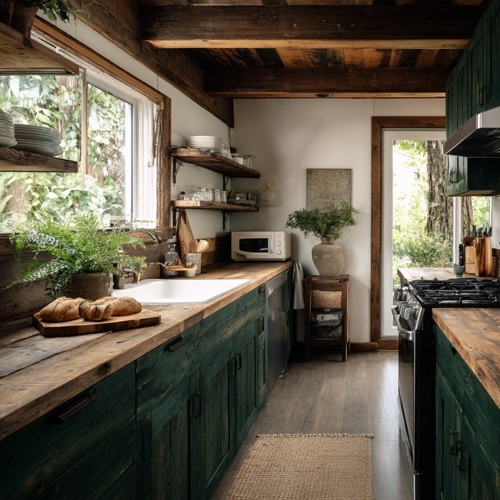 rustic kitchen cabinets 20