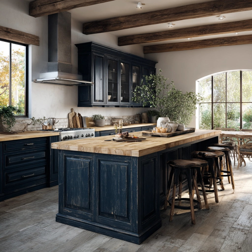 rustic kitchen cabinets 24