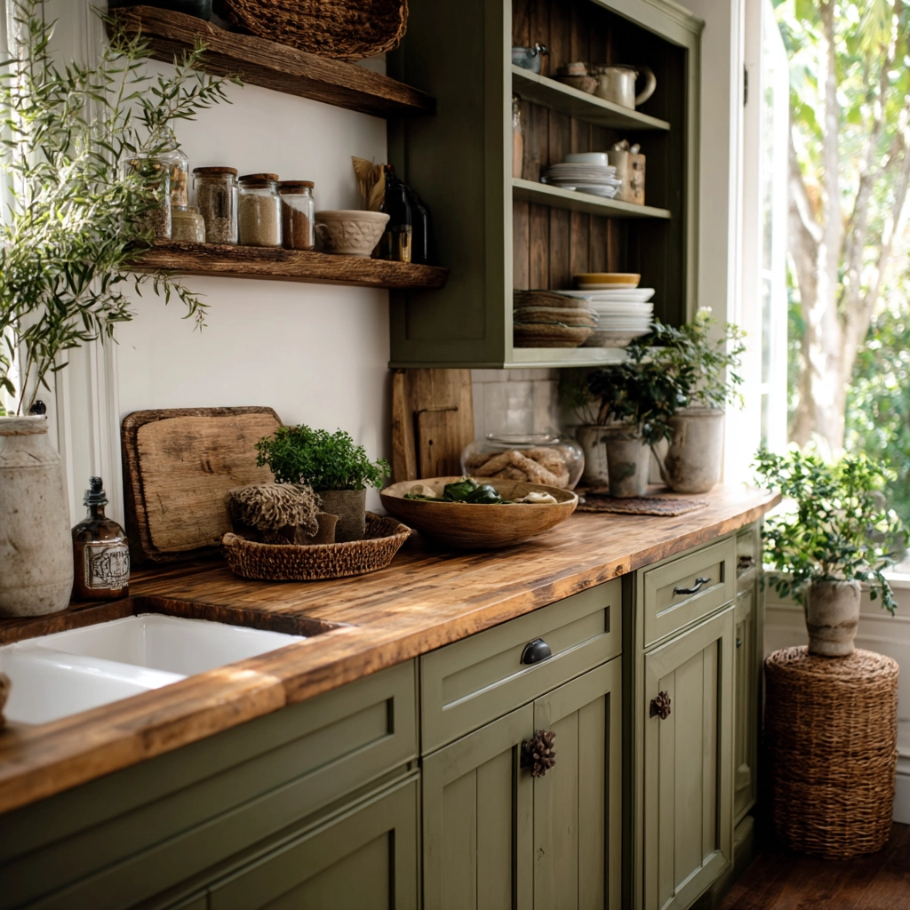 rustic kitchen cabinets 38