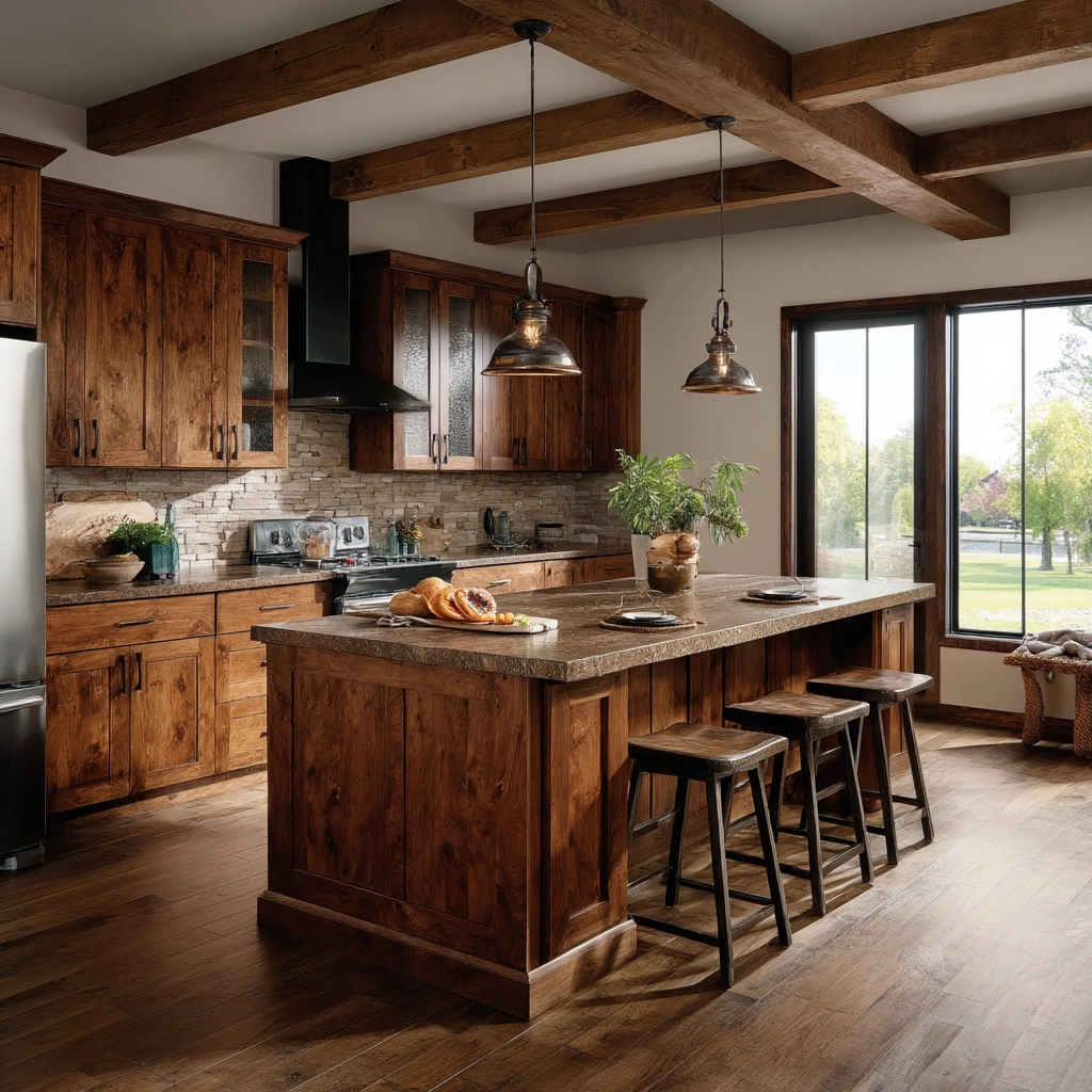 rustic kitchen cabinets 46