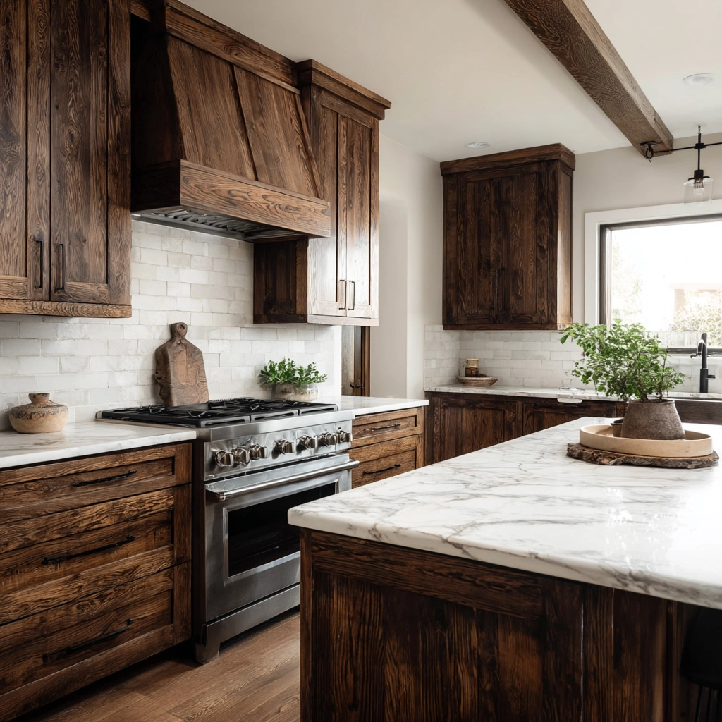 rustic kitchen cabinets 5