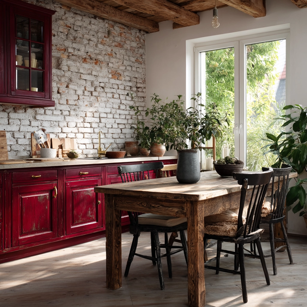 rustic kitchen cabinets 54