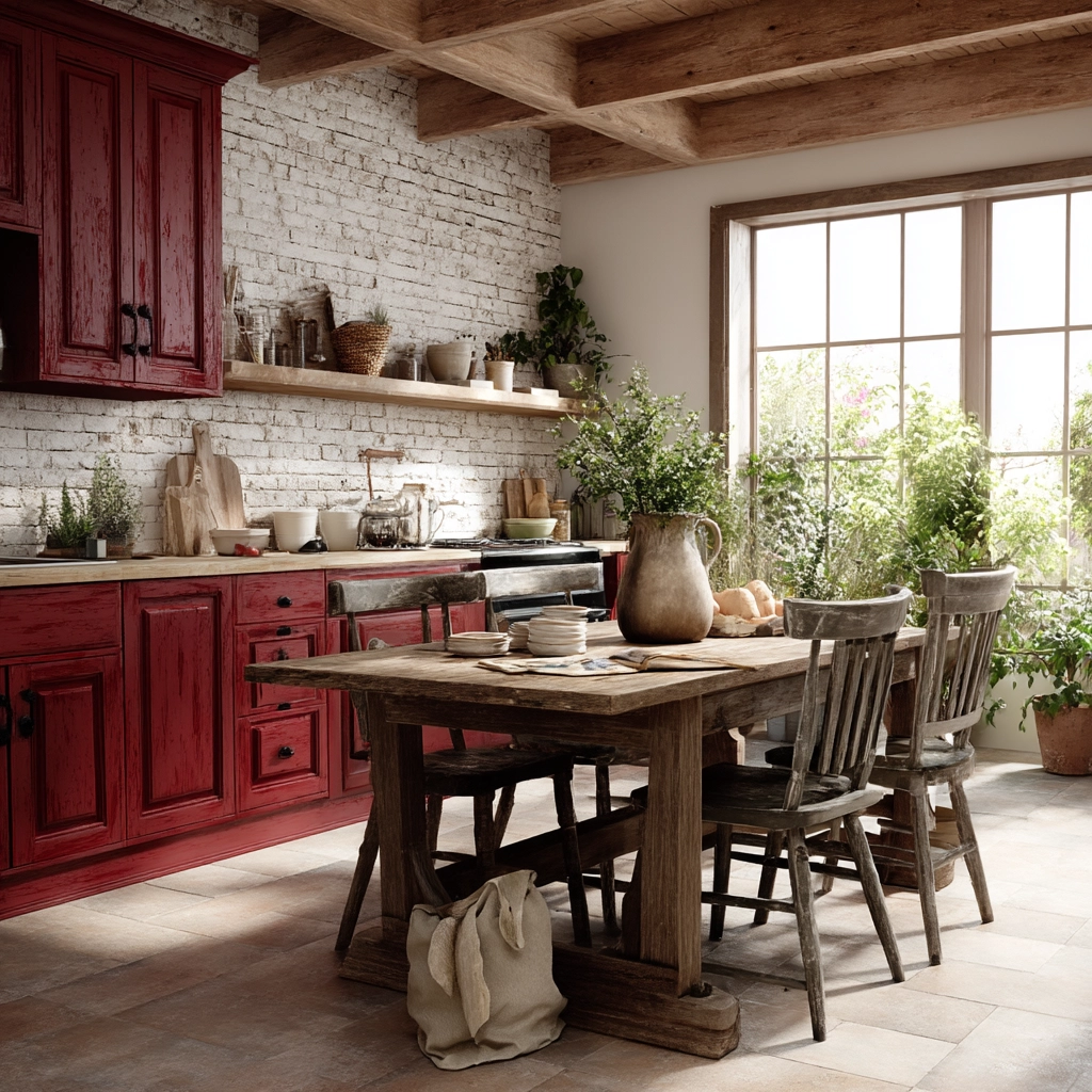 rustic kitchen cabinets 55