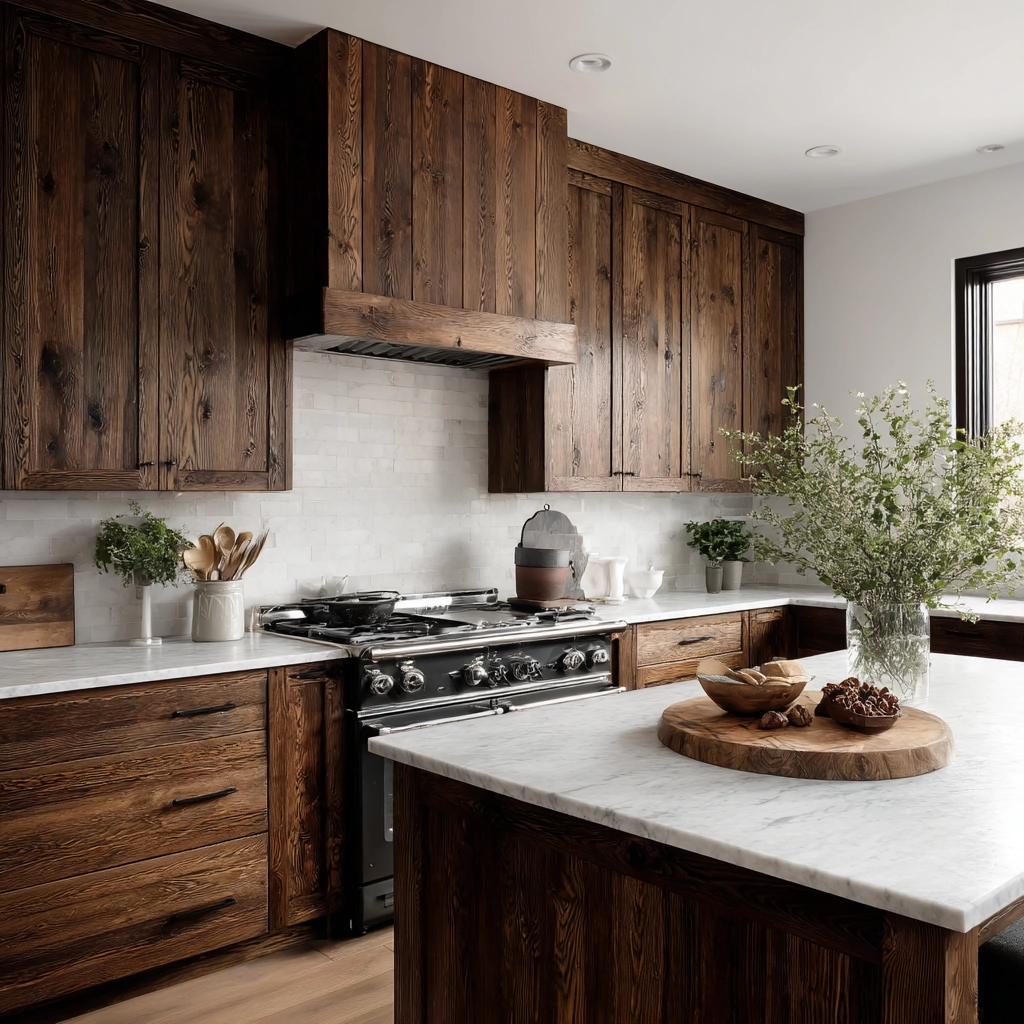 rustic kitchen cabinets 7