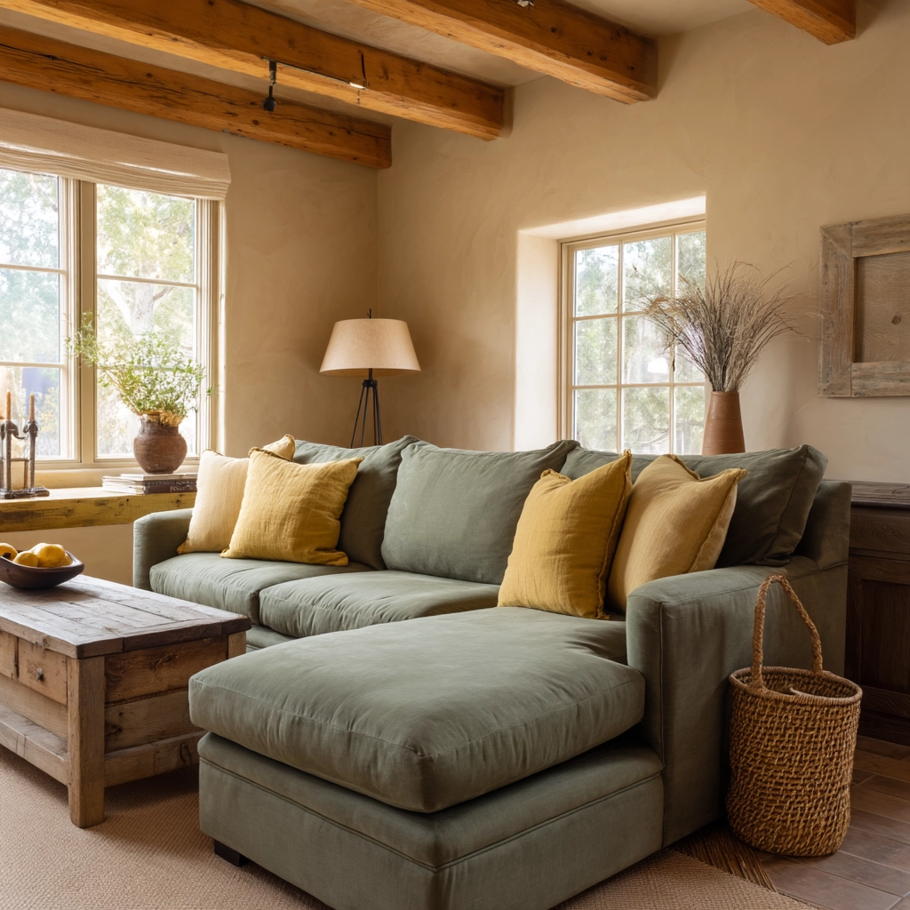 rustic living room 10
