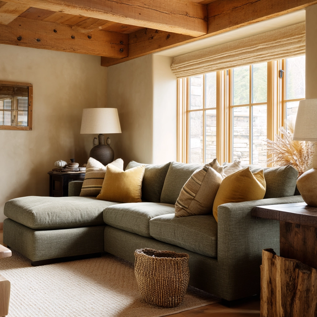 rustic living room 11