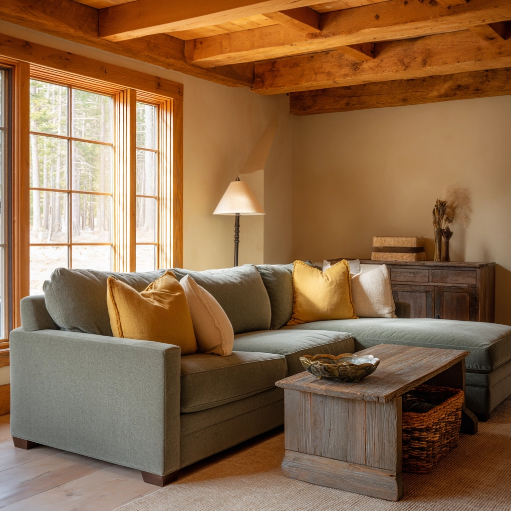 rustic living room 12