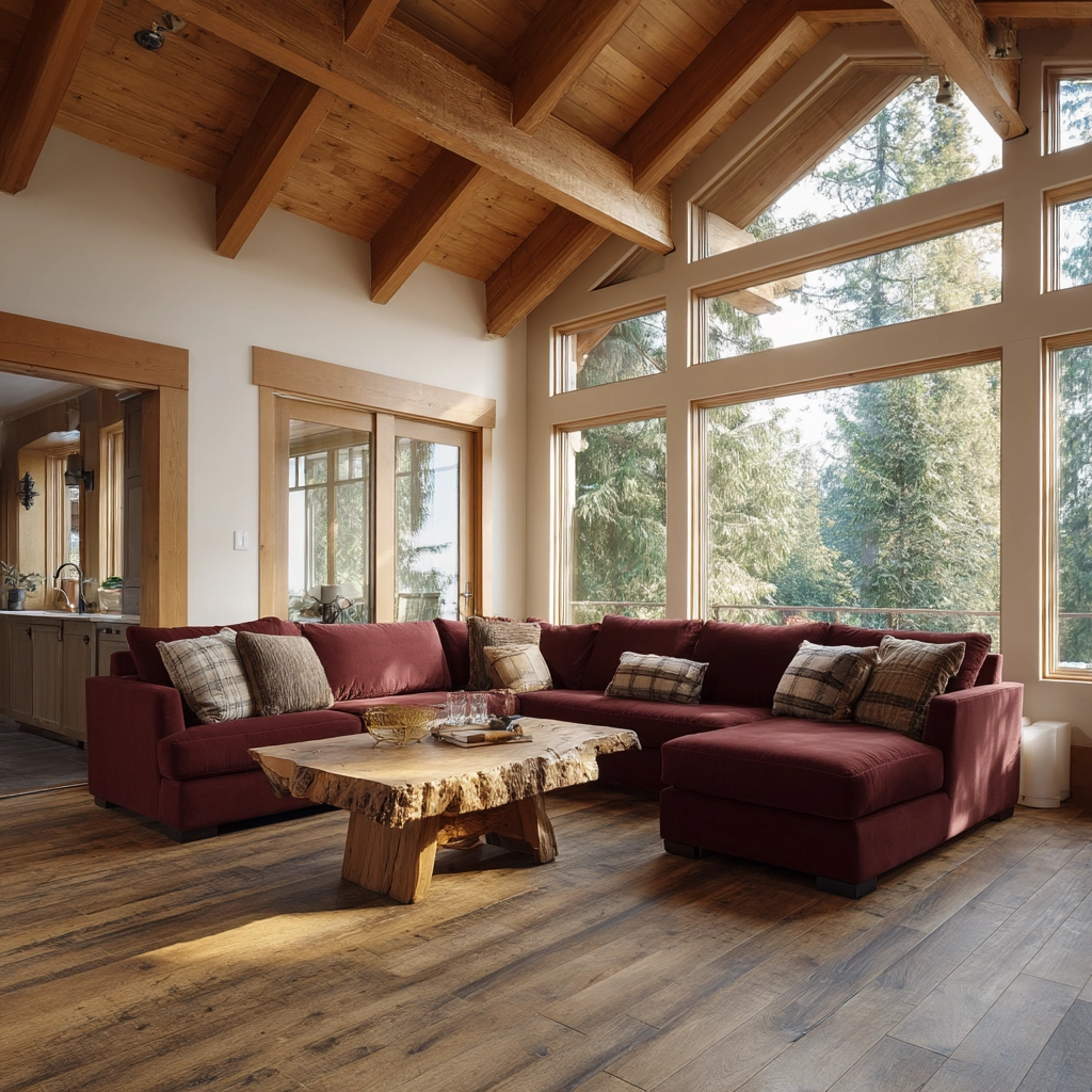 rustic living room 13