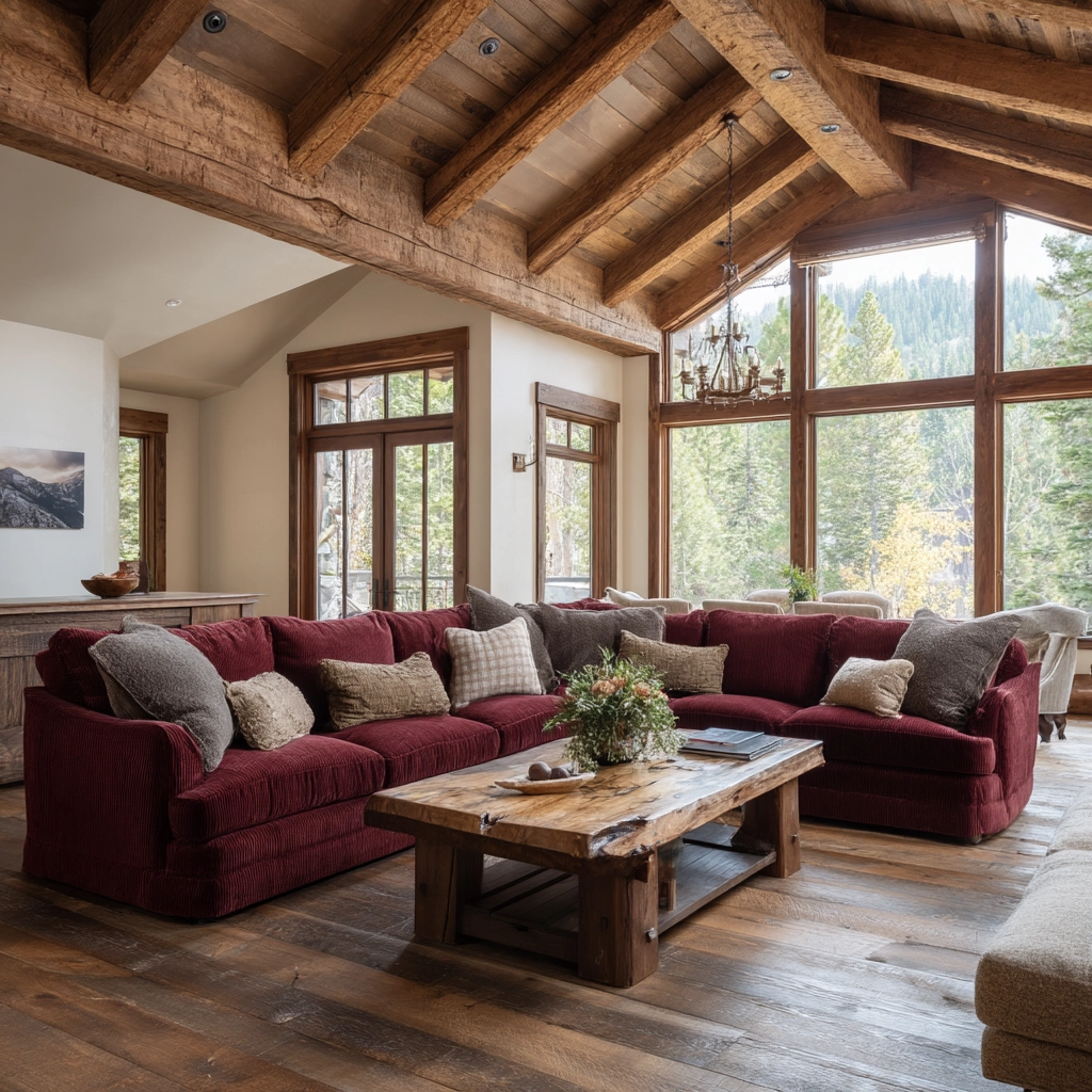 rustic living room 14