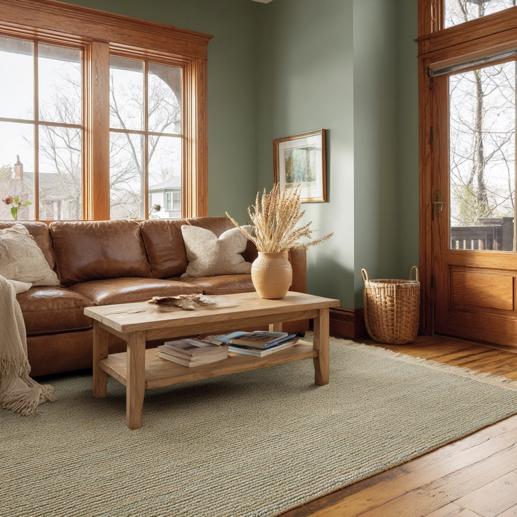 rustic living room 19