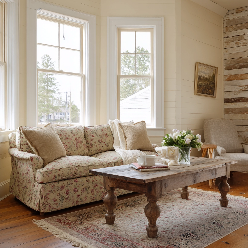 rustic living room 25