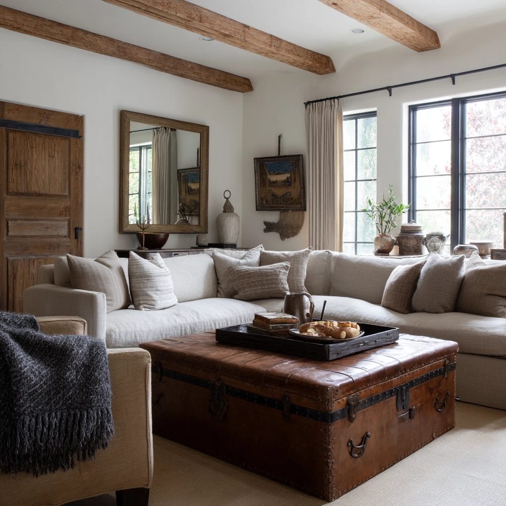 rustic living room 32