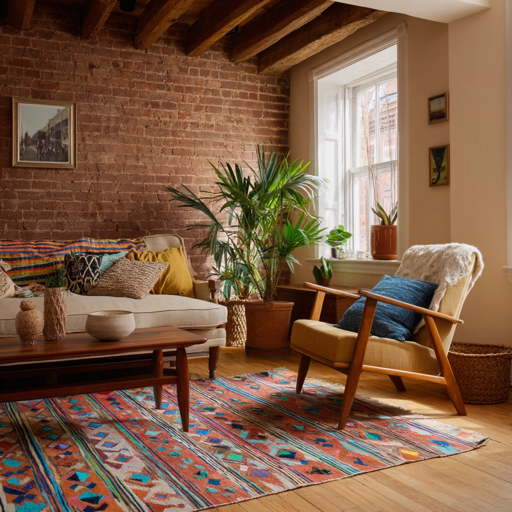 rustic living room 35