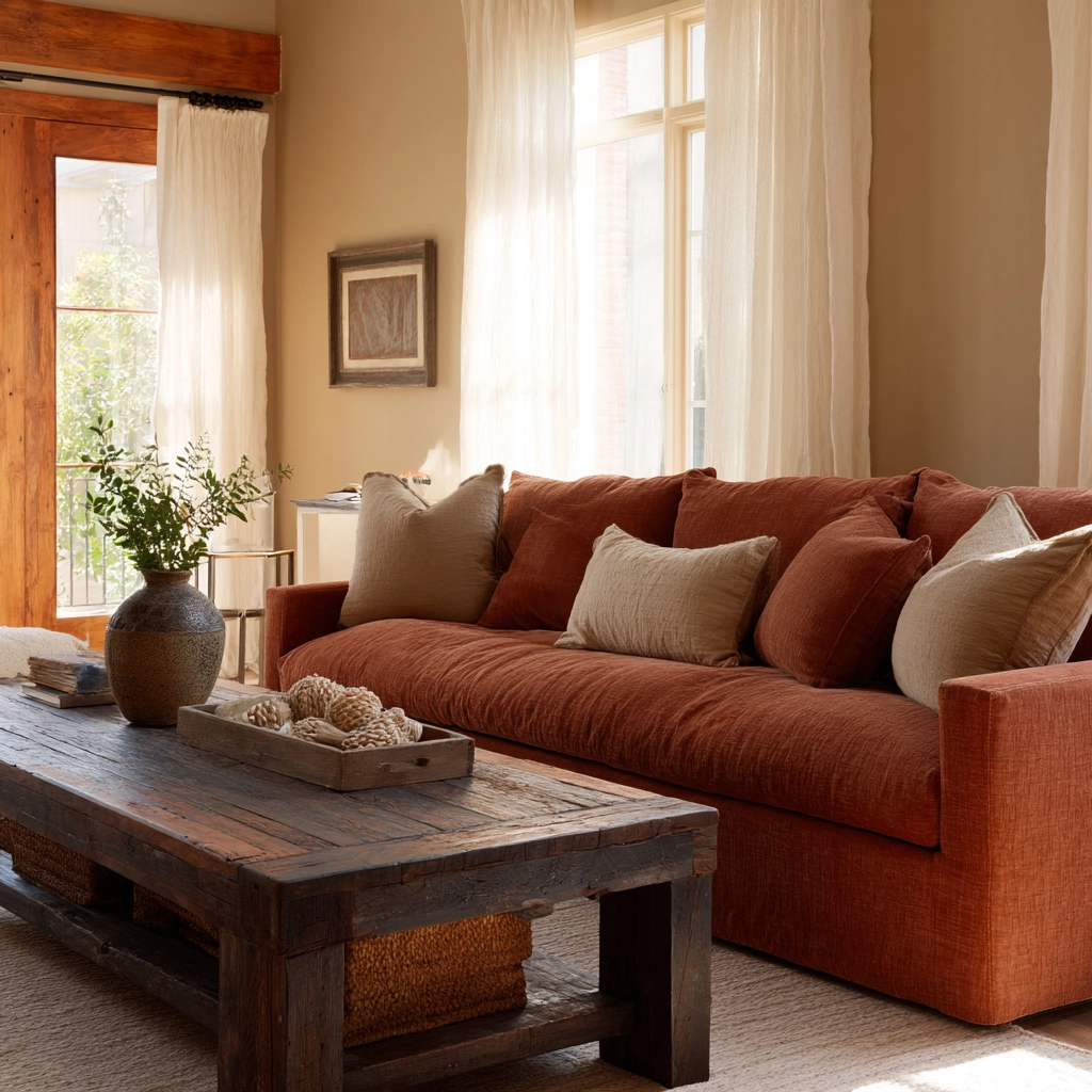 rustic living room 37