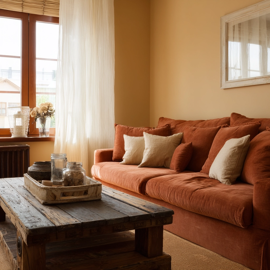 rustic living room 38