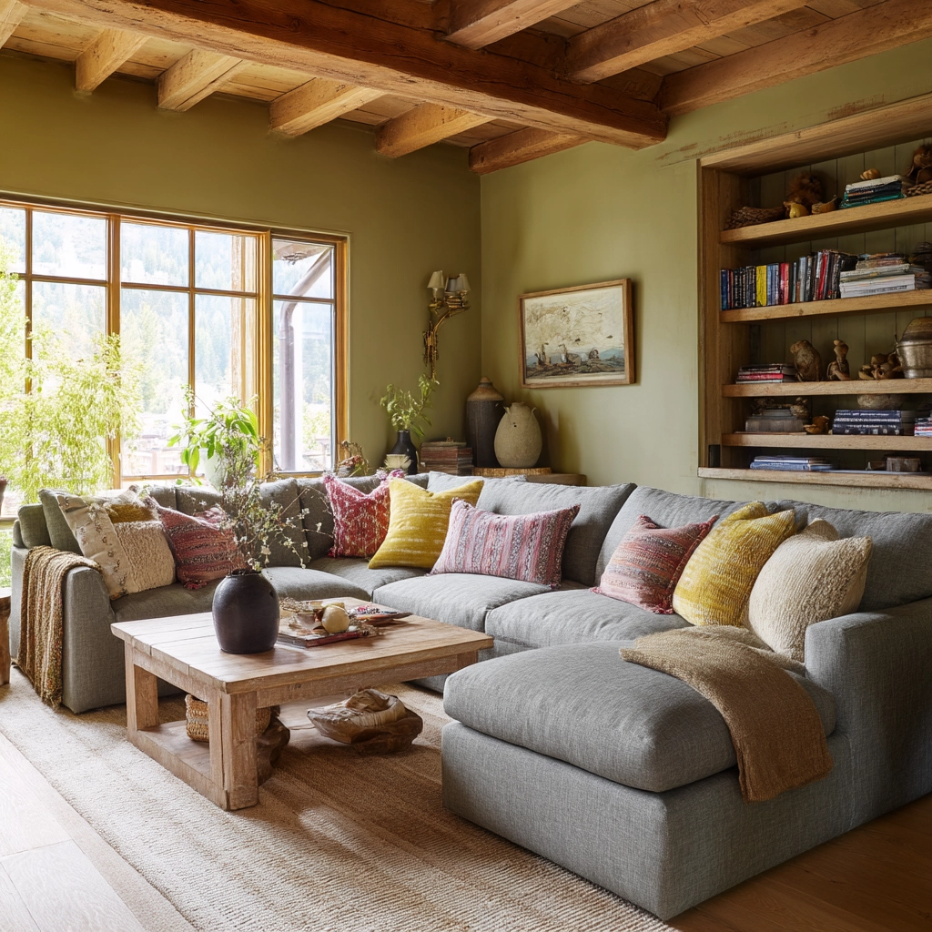 rustic living room 41