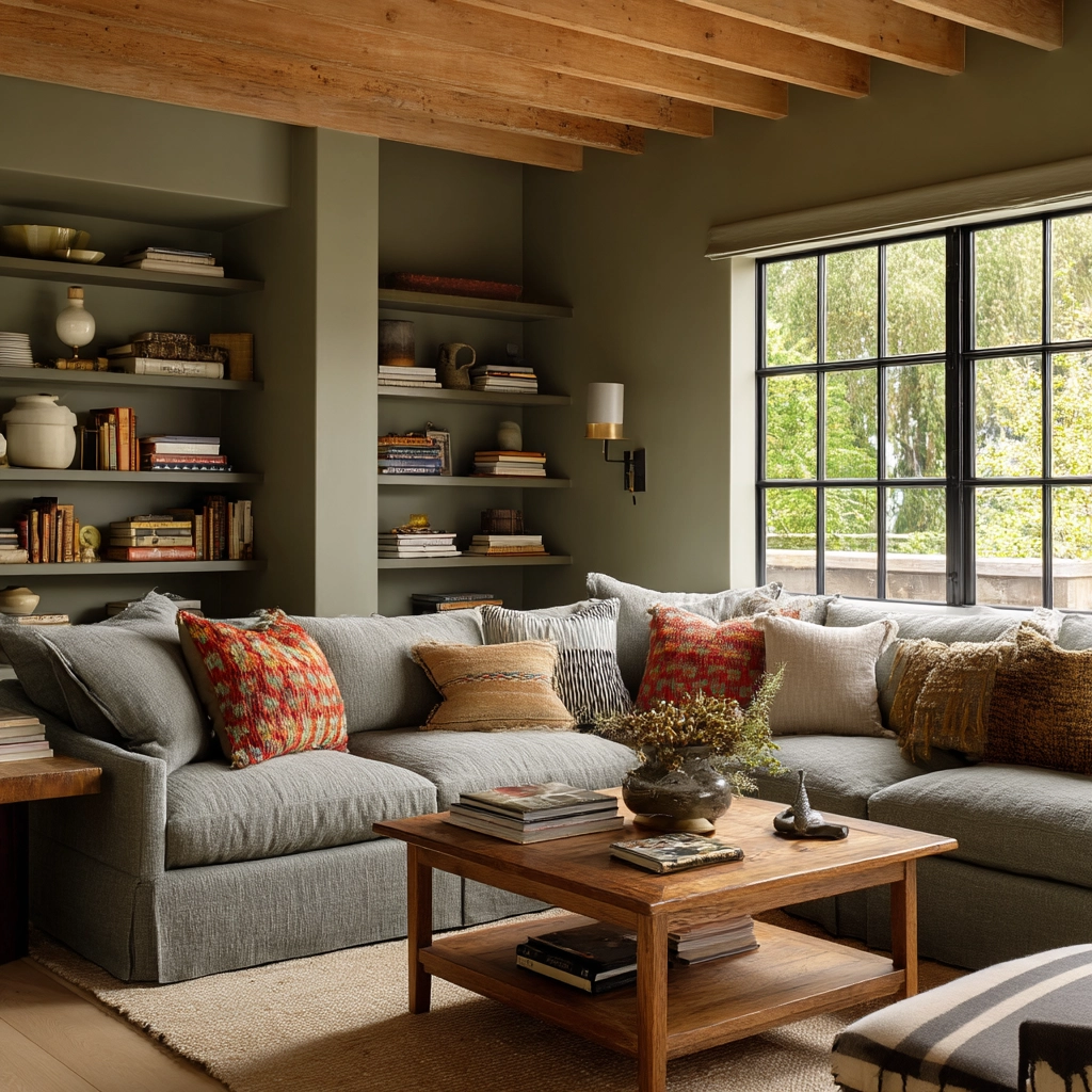 rustic living room 42