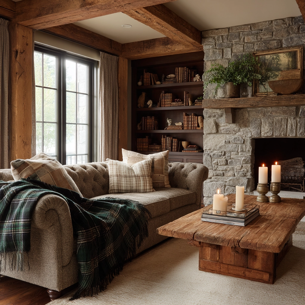 rustic living room 5