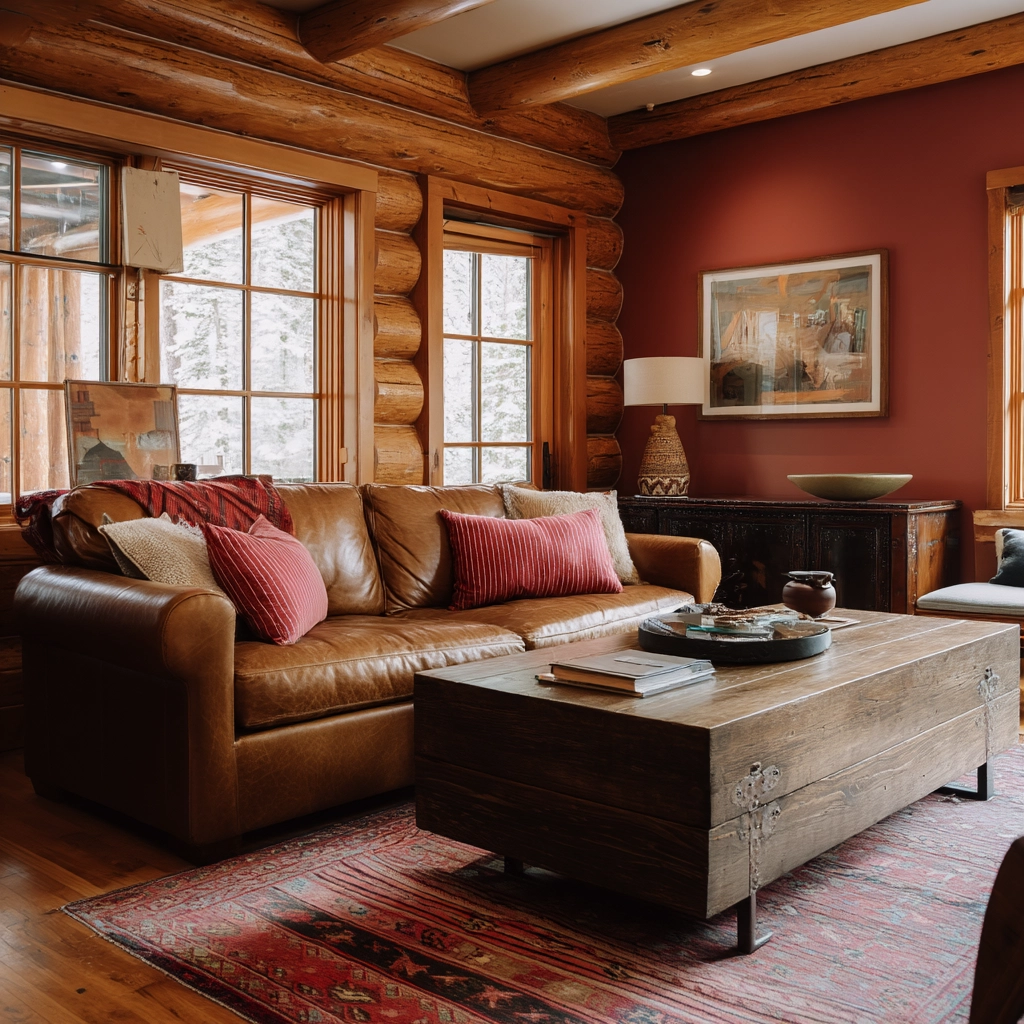 rustic living room 54
