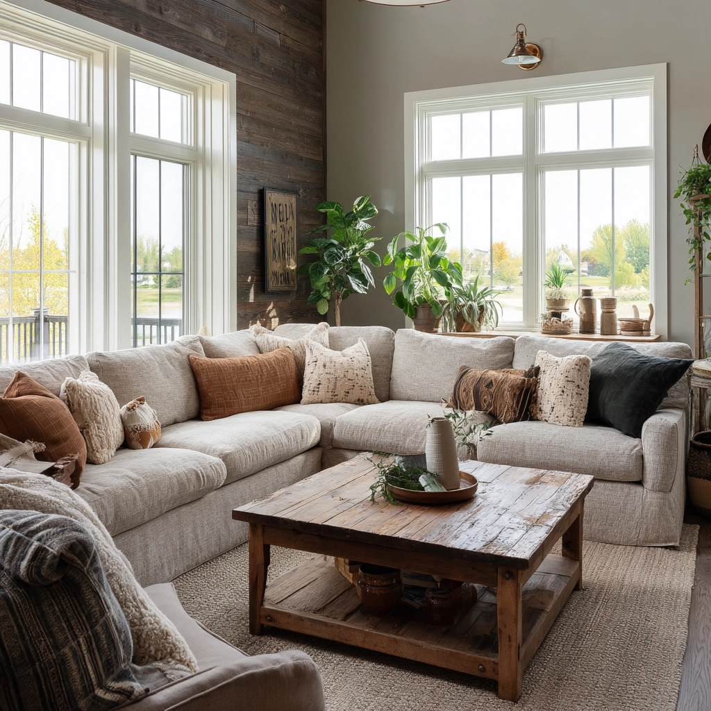 rustic living room 58