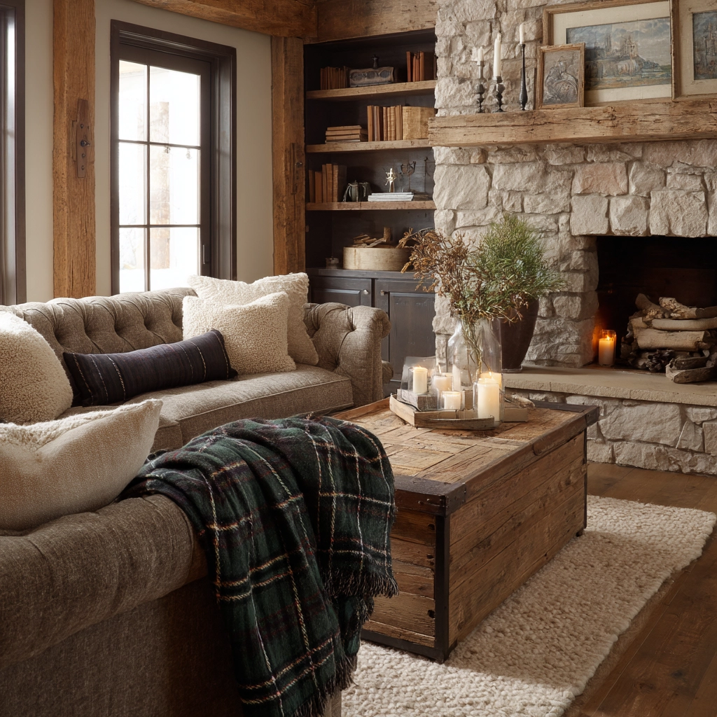 rustic living room 6
