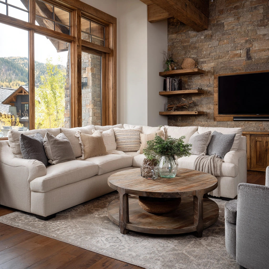 rustic living room ideas 10
