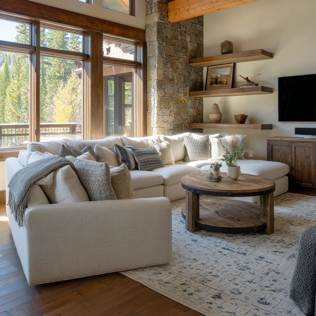 rustic living room ideas 12