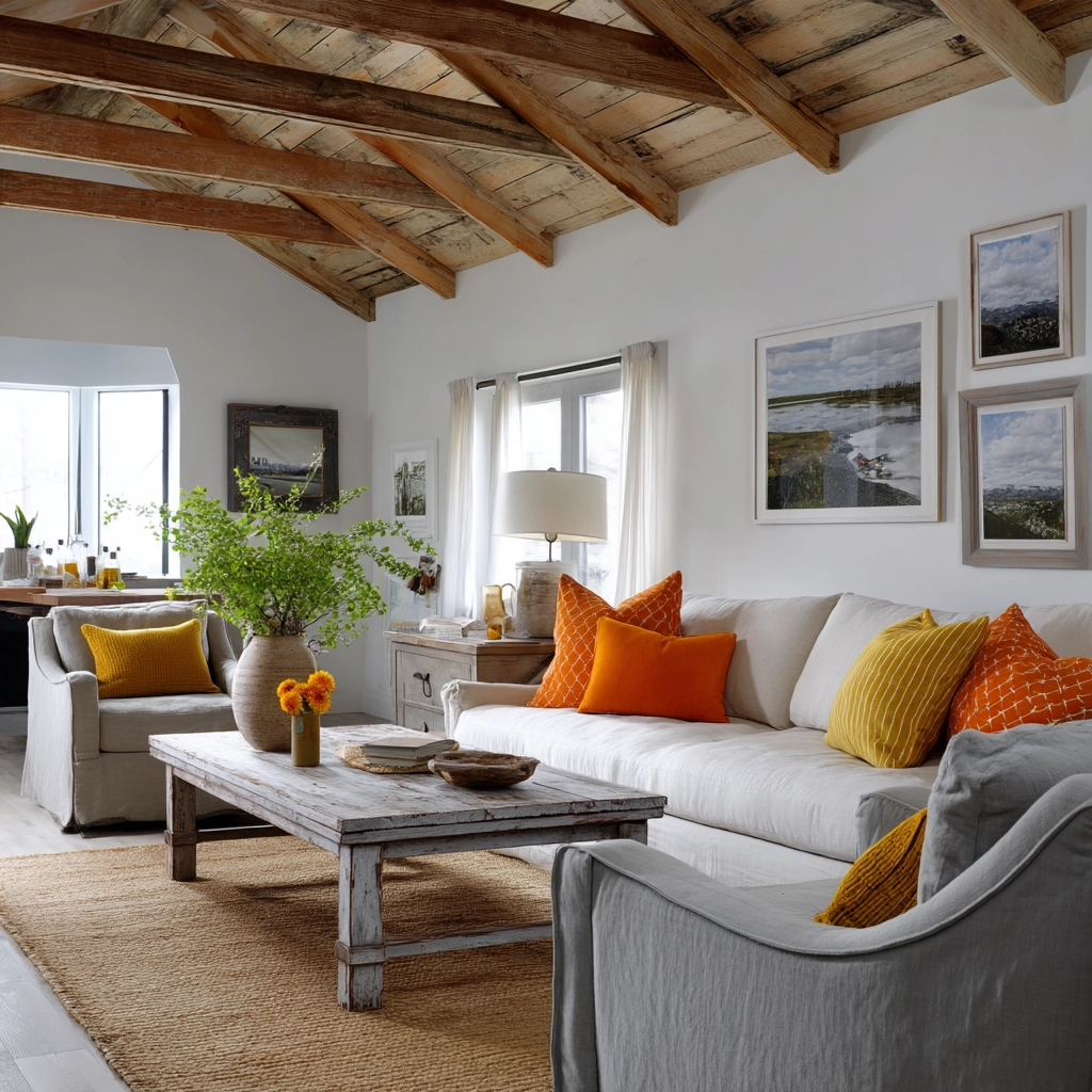rustic living room ideas 13