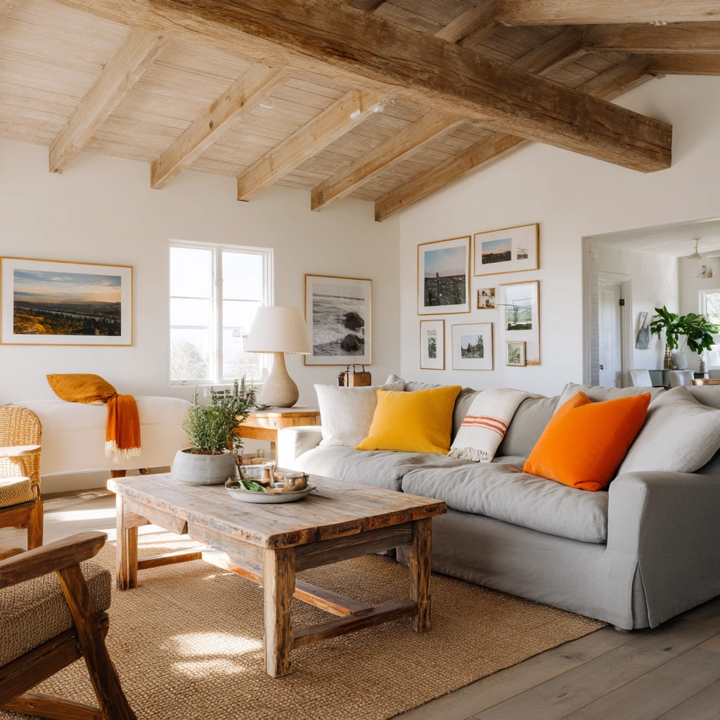 rustic living room ideas 16