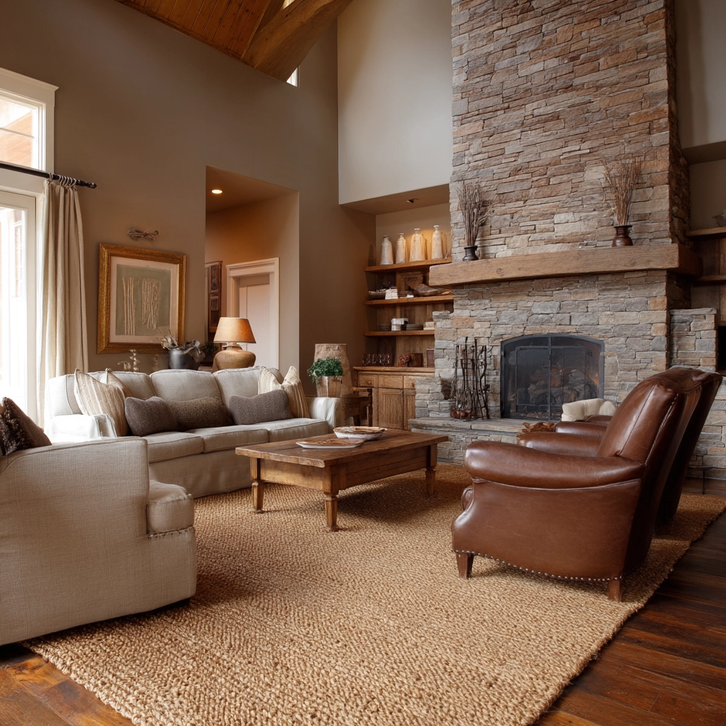rustic living room ideas 24