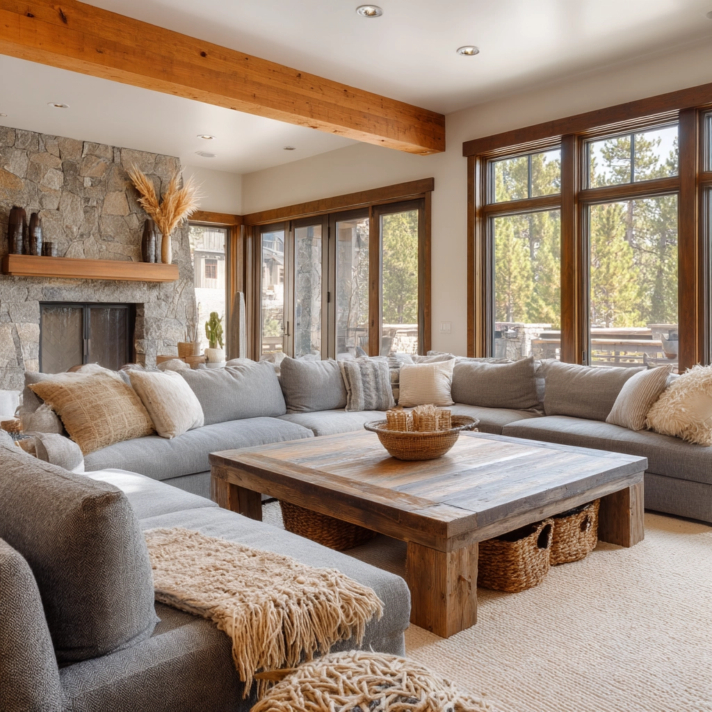 rustic living room ideas 39