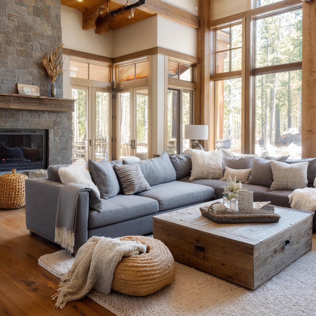 rustic living room ideas 40