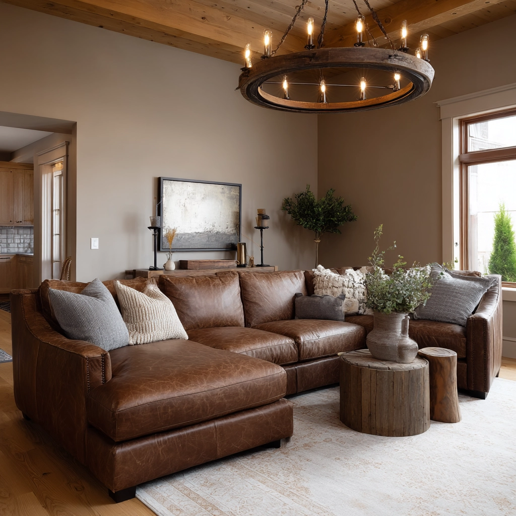 rustic living room ideas 45