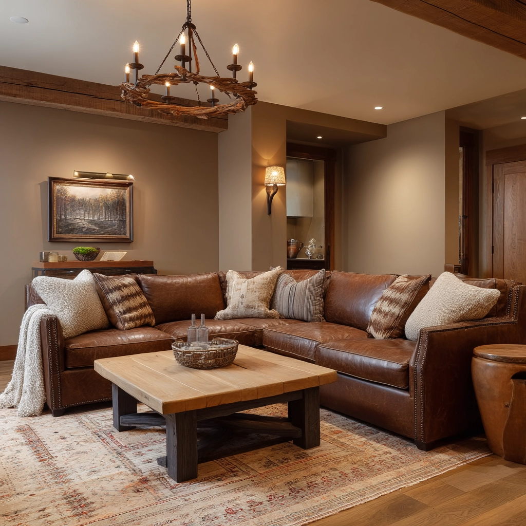 rustic living room ideas 46