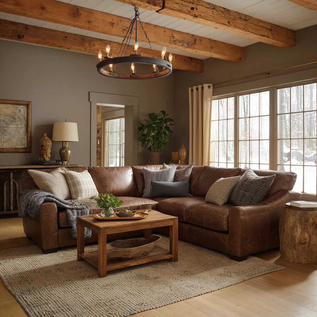 rustic living room ideas 47