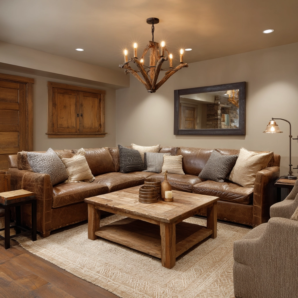rustic living room ideas 48