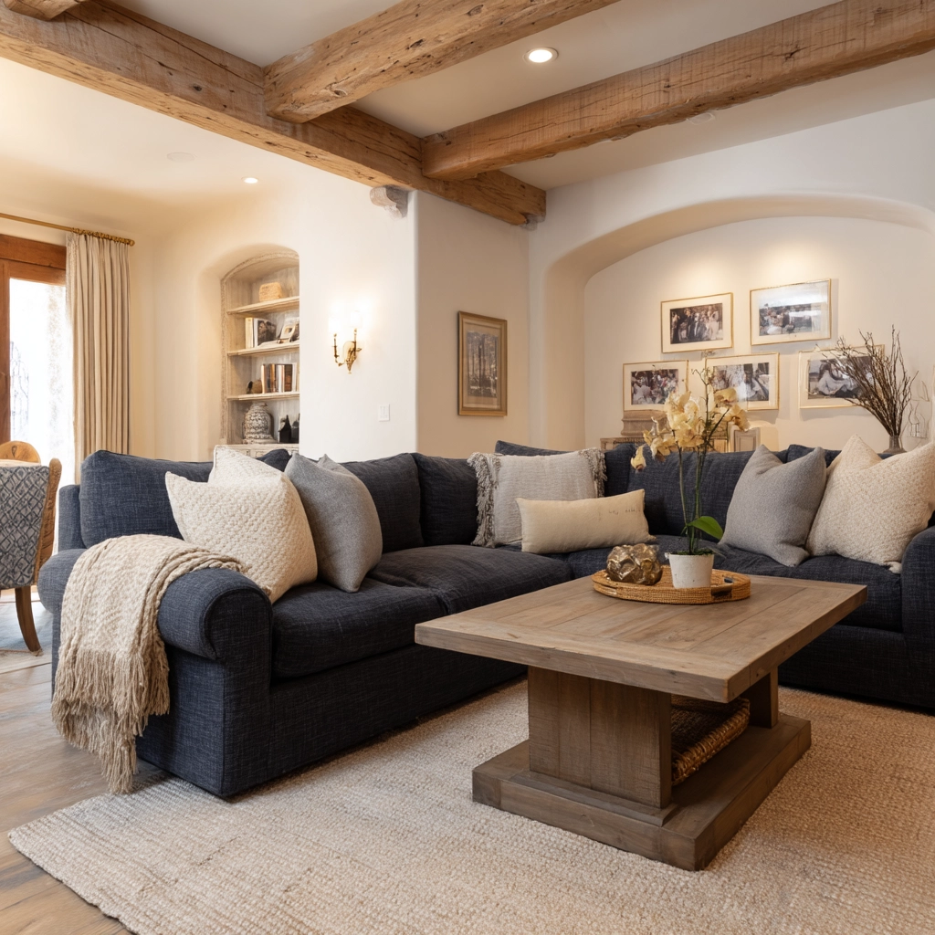 rustic living room ideas 57