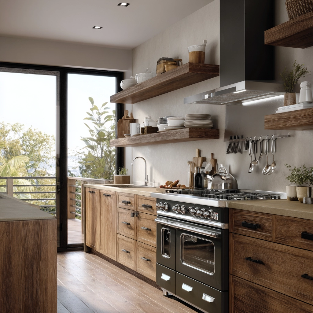 rustic modern kitchen 11