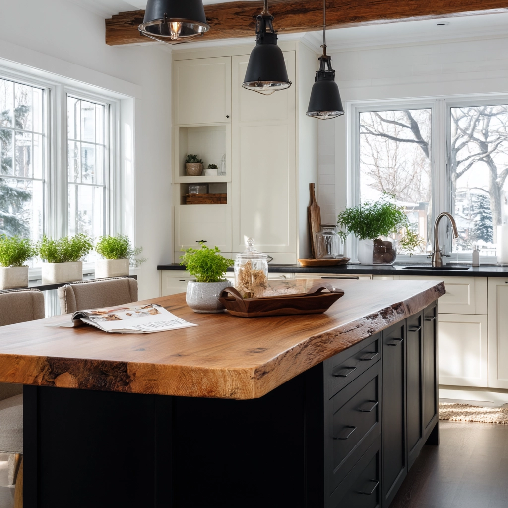 rustic modern kitchen 13