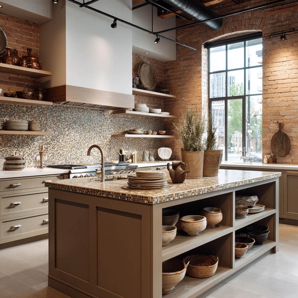 rustic modern kitchen 26