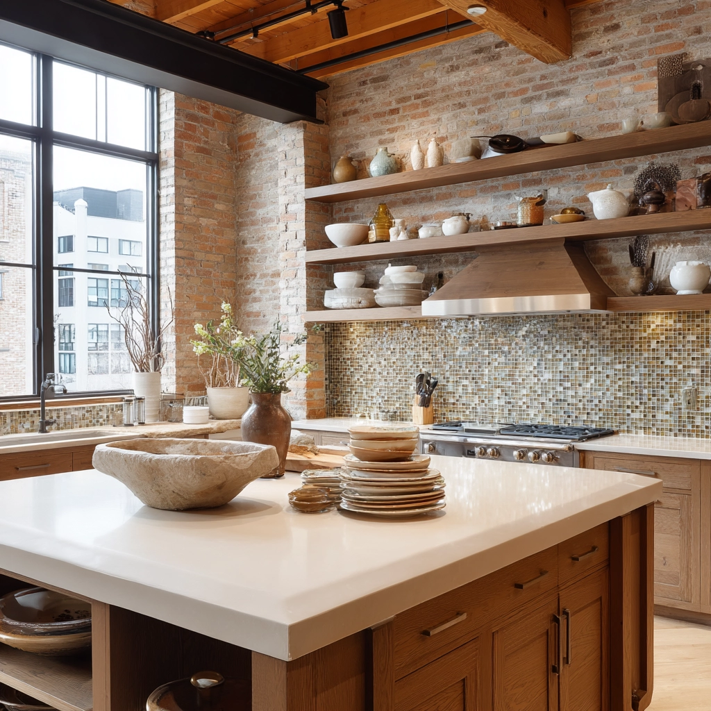 rustic modern kitchen 27