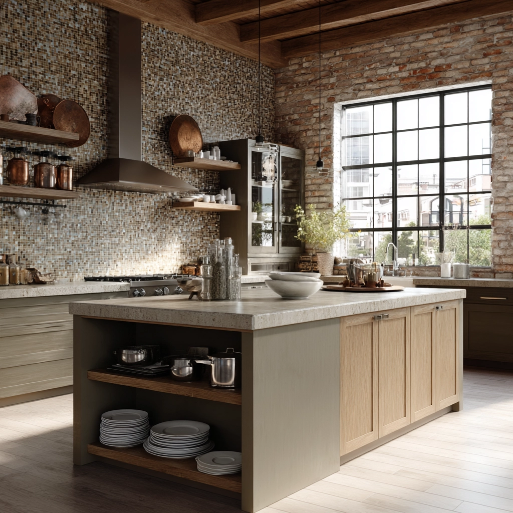 rustic modern kitchen 28